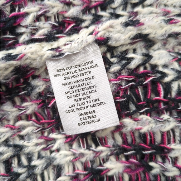 Sun & Shadow Aztec Print Knitted Sweater Open Long Cardigan- w/ flaws - Picture 10 of 13